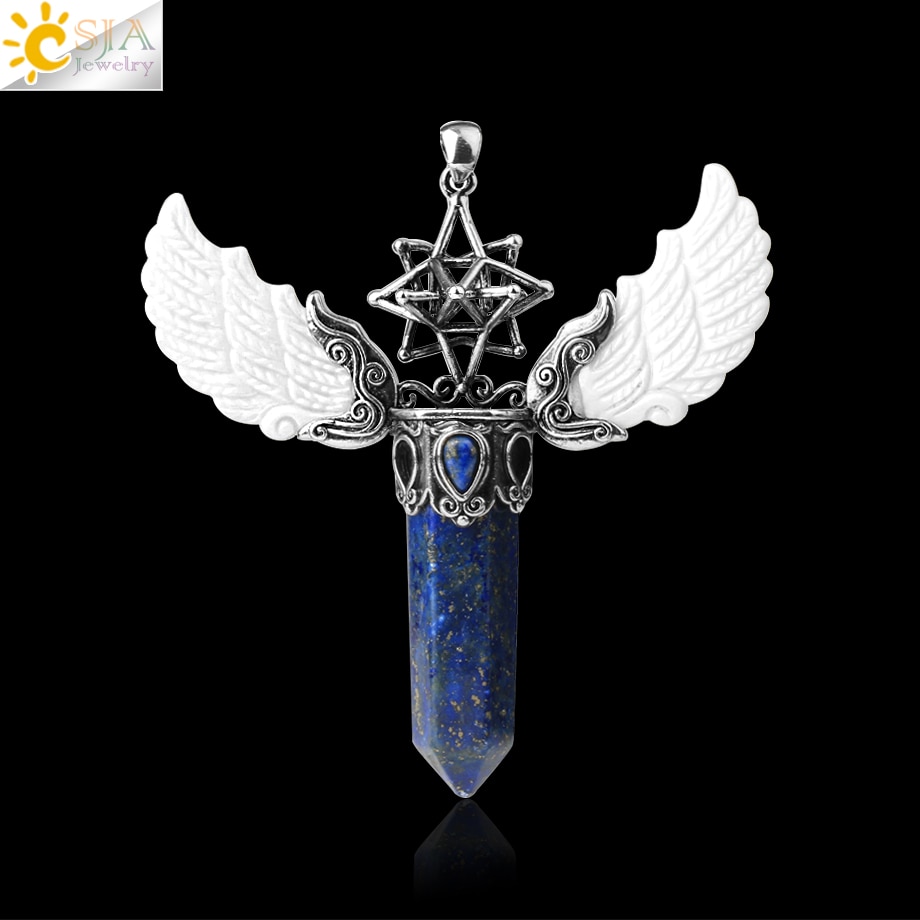 Pingente Merkabah Hexagonal Alado - Imagem 2