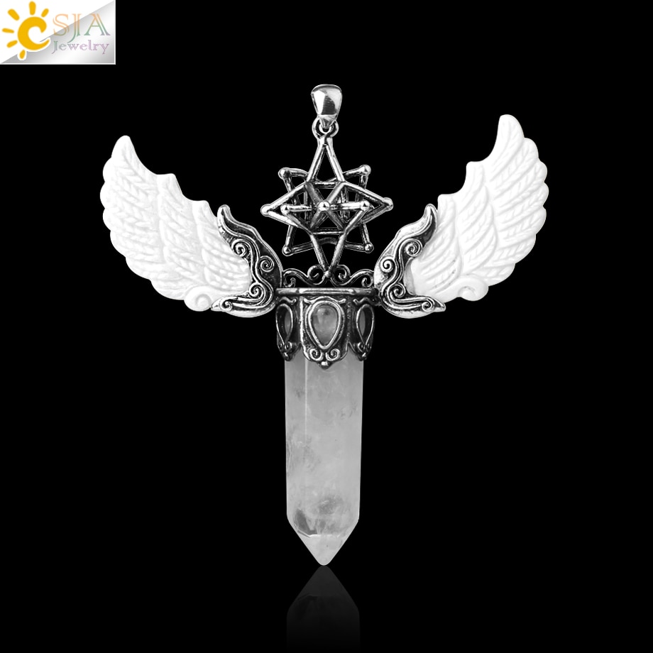 Pingente Merkabah Hexagonal Alado - Imagem 17
