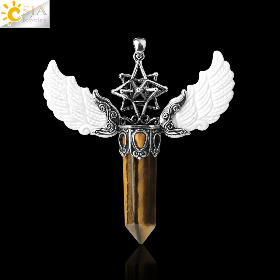 Pingente Merkabah Hexagonal Alado - Imagem 15