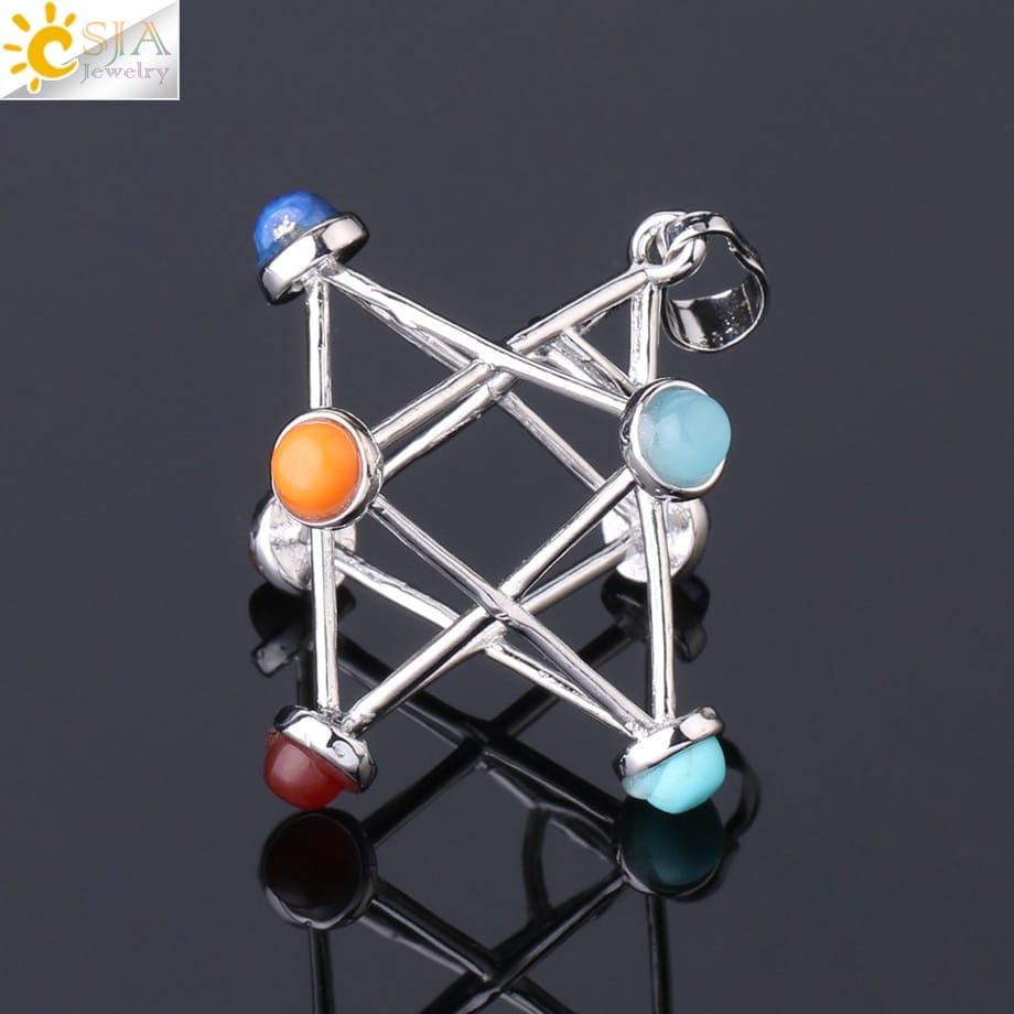 Pingente Merkabah Chakras - Imagem 2