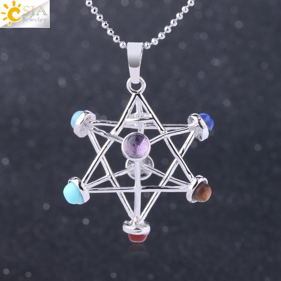 Pingente Merkabah Chakras - Imagem 8