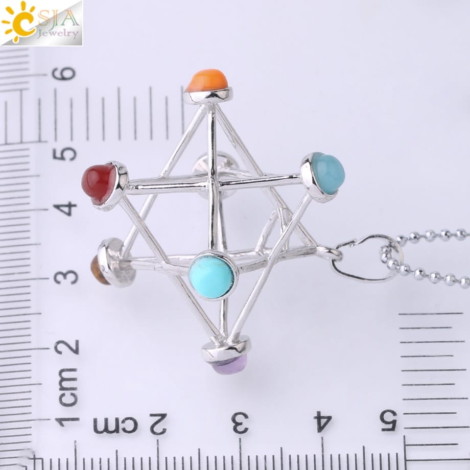 Pingente Merkabah Chakras - Imagem 6