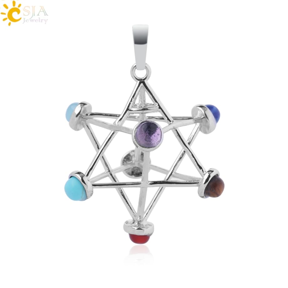 Pingente Merkabah Chakras - Imagem 5