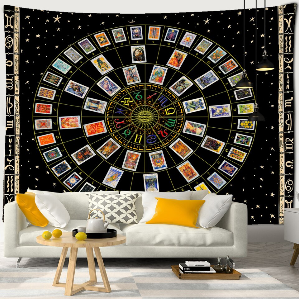 Tecido Decorativo Mandala Tarot - Imagem 4