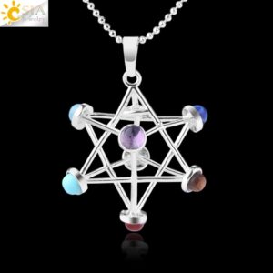 Pingente Merkabah Chakras