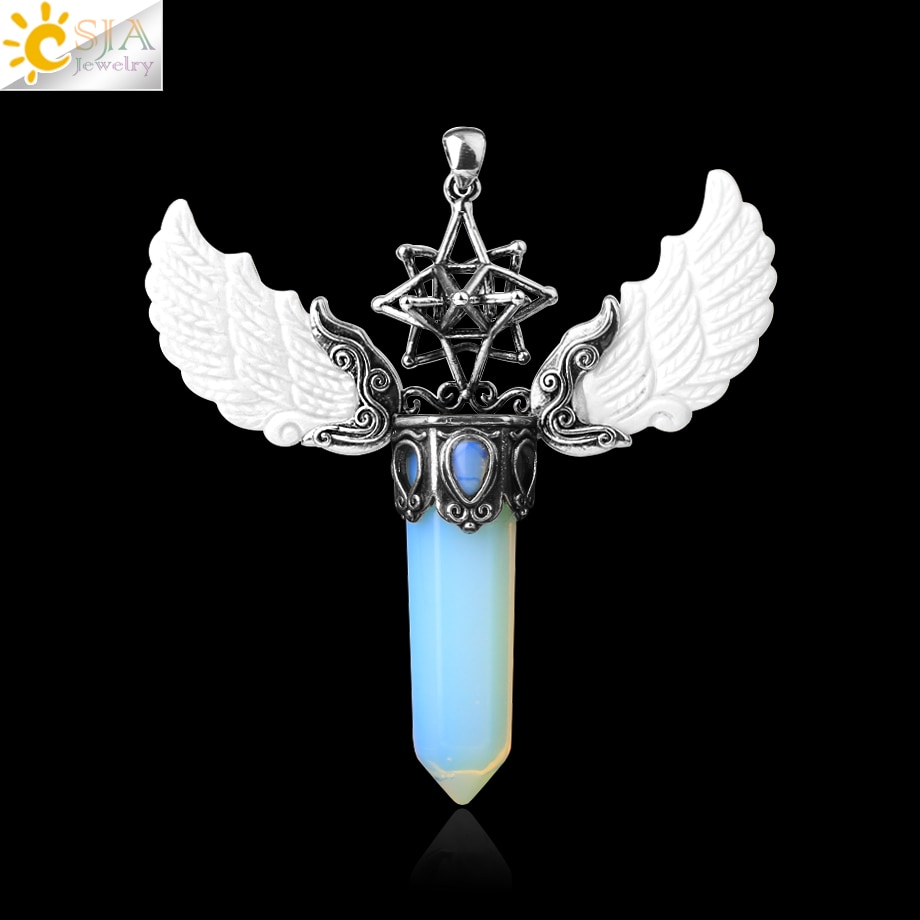 Pingente Merkabah Hexagonal Alado - Imagem 12