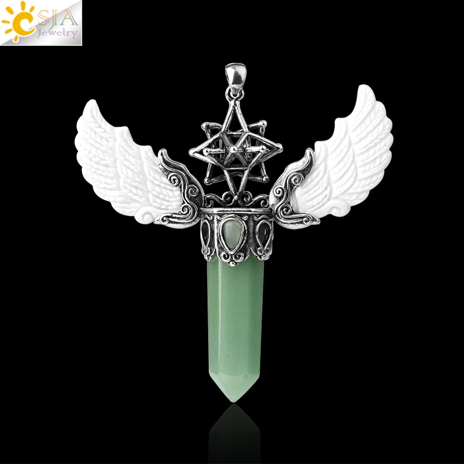 Pingente Merkabah Hexagonal Alado - Imagem 9