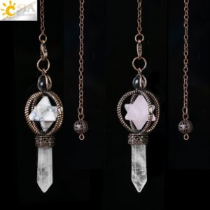 Pêndulo Merkabah Bronze Vermelho