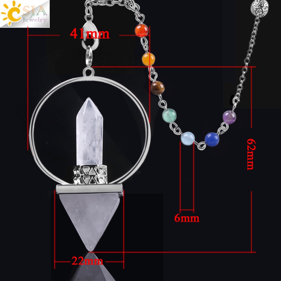 Reiki Pêndulo do 7 chakras para Radiestesia - Imagem 5