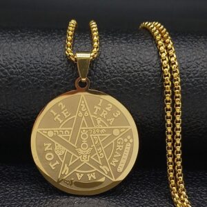 Pingente Pentagrama Tetragrammaton