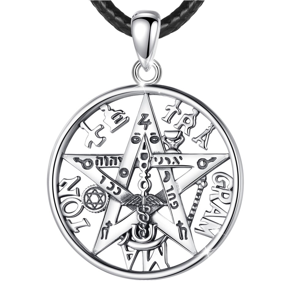 Pingente Tetragrammaton Prata Esterlina 925 - Imagem 6