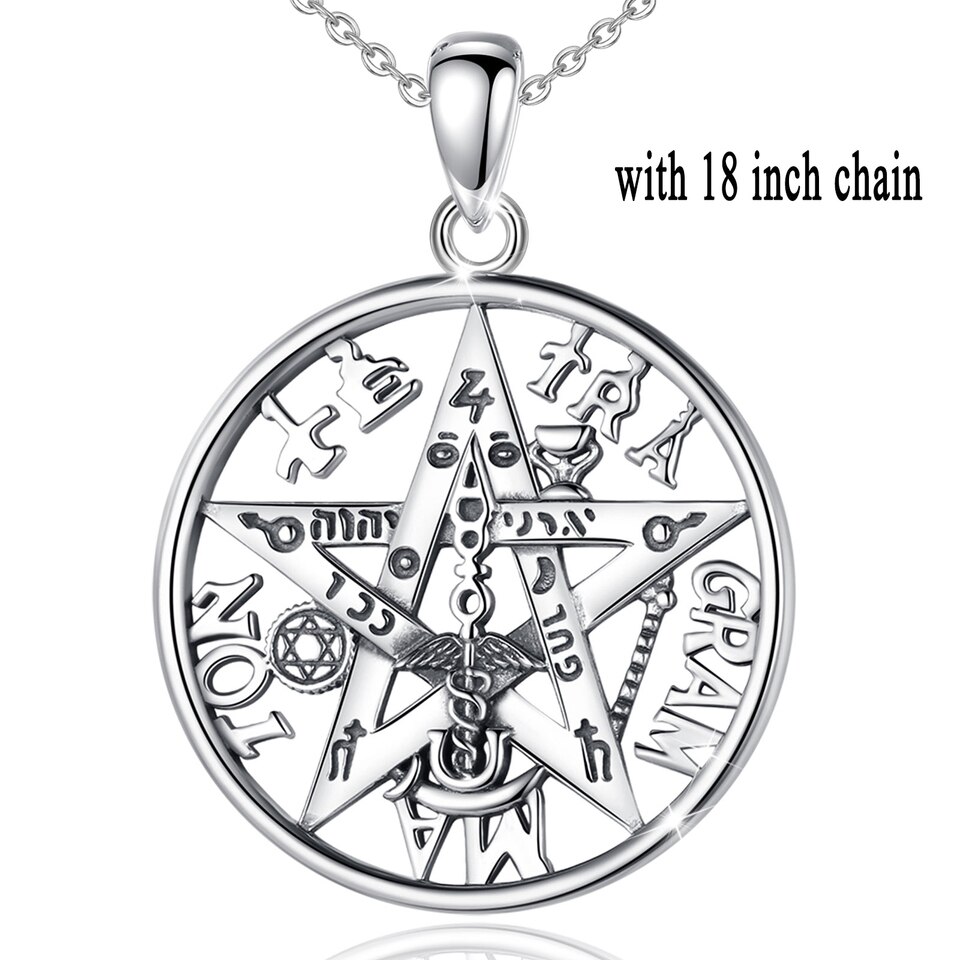 Pingente Tetragrammaton Prata Esterlina 925 - Imagem 5