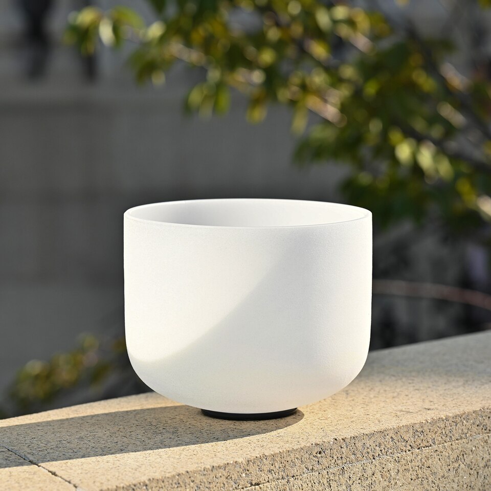 Tigela de Cristal Branco Fosco - Imagem 12