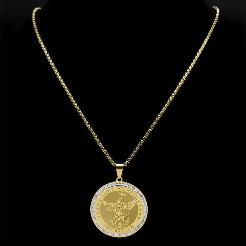 Pingente Medalhão Arcanjo Miguel (Michael) - Imagem 2