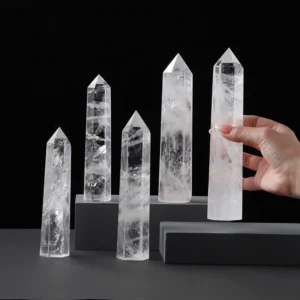 Luz de Cura – Varinha Obelisco de Quartzo Natural
