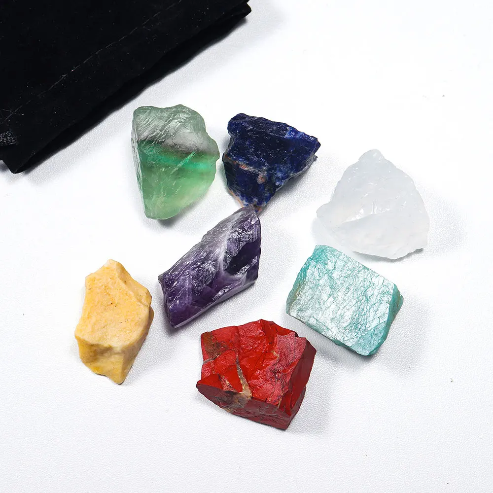 Harmonia dos 7 Chakras – Conjunto Energético de Cristais Naturais - Imagem 5